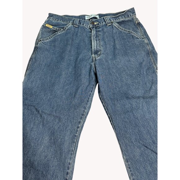Levi Strauss Signature Workwear Mens Denim Jeans Relaxed Fit Size 34 x 30 - Picture 4 of 15
